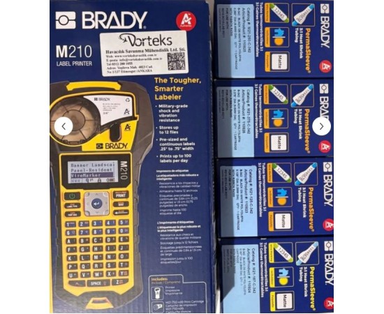 Brady M210 Makaron Kit (Beyaz)