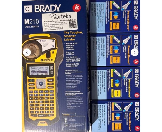 Brady M210 Makaron Kit Sarı