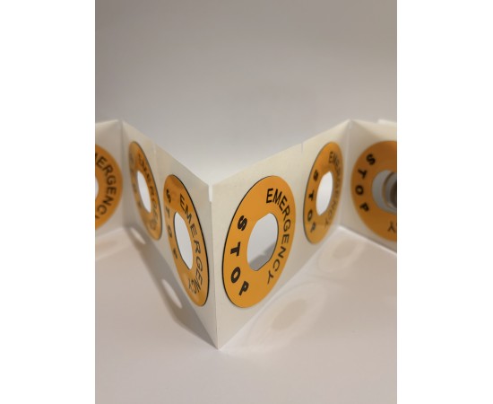 Acil Stop Butonu Etiketi Acil Stop Butonu Etiketi