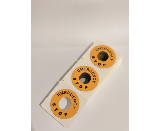 Acil Stop Butonu Etiketi Acil Stop Butonu Etiketi