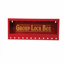 METAL WALL LOCK BOX, LARGE Duvara monte metal grup kilit kutuları