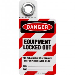 PADLOCK TAG-D-EQUIP. LOCKED... Asma Kilit Etiketleri