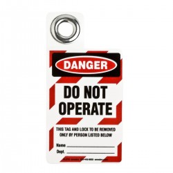 PADLOCK TAG-D-DO NOT OPERATE.. Asma Kilit Etiketleri