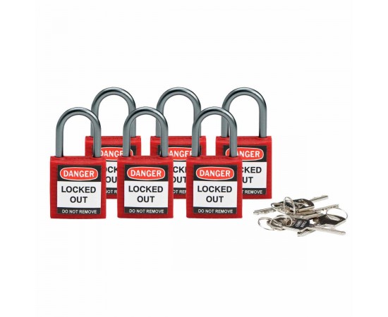 Compact safe padlock 25mm Sha KD Red/6 Güvenlik Asma Kilitleri — Kompakt Compact safe padlock 25mm Sha KD Red/6 Güvenlik Asma Kilitleri — Kompakt