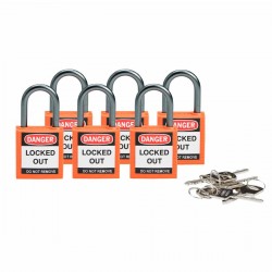Compact safe padlock 25mm Sha KD Org/6 Güvenlik Asma Kilitleri — Kompakt