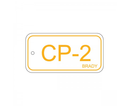Energy tag-CP-2-75x38mm-PP/25 Enerji Kaynağı Künyesi — Kontrol Paneli