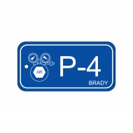 Energy tag-P-4-75x38mm-PP/25 Enerji Kaynağı Künyesi — Pnömatik
