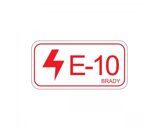 Energy tag-E-10-75x38mm-SA/5 Enerji Kaynağı Etiketi — Elektrik Energy tag-E-10-75x38mm-SA/5 Enerji Kaynağı Etiketi — Elektrik