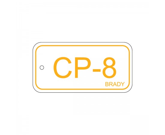 Energy tag-CP-8-75x38mm-PP/25 Enerji Kaynağı Künyesi Kontrol Paneli