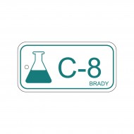 Energy tag-C-8-75x38mm-PP/25 Enerji Kaynağı Künyesi Kimyasal