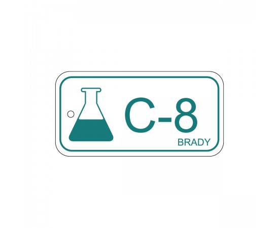 Energy tag-C-8-75x38mm-PP/25 Enerji Kaynağı Künyesi Kimyasal Energy tag-C-8-75x38mm-PP/25 Enerji Kaynağı Künyesi Kimyasal