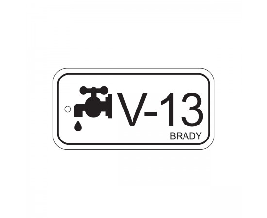 Energy tag-V-13-75x38mm-PP/25 Enerji Kaynağı Künyesi Valf Energy tag-V-13-75x38mm-PP/25 Enerji Kaynağı Künyesi Valf