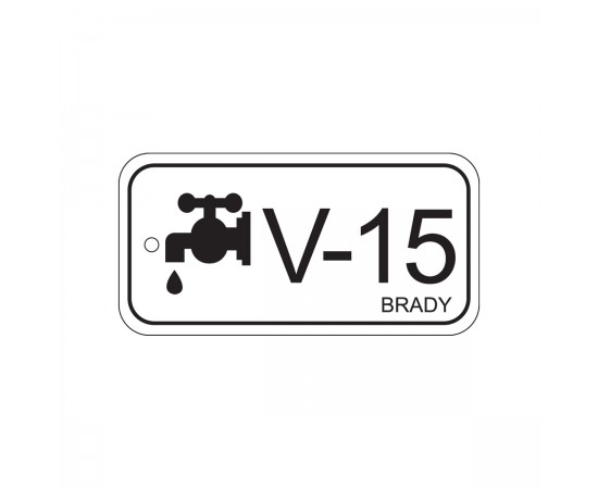 Energy tag-V-15-75x38mm-PP/25 Enerji Kaynağı Künyesi Valf Energy tag-V-15-75x38mm-PP/25 Enerji Kaynağı Künyesi Valf