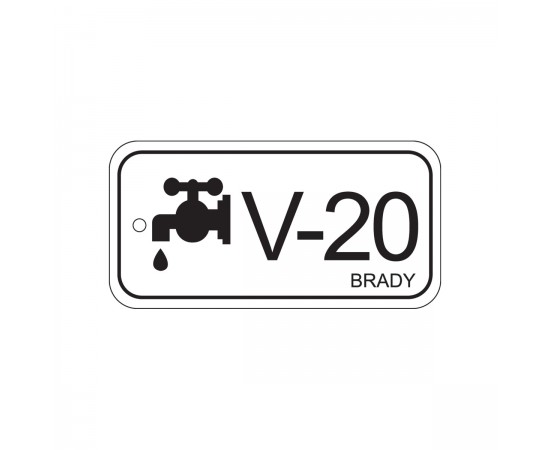 Energy tag-V-20-75x38mm-PP/25 Enerji Kaynağı Künyesi Valf Energy tag-V-20-75x38mm-PP/25 Enerji Kaynağı Künyesi Valf