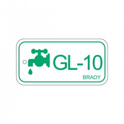 Energy tag-GL-10-75x38mm-PP/25 Enerji Kaynağı Künyesi Glikol