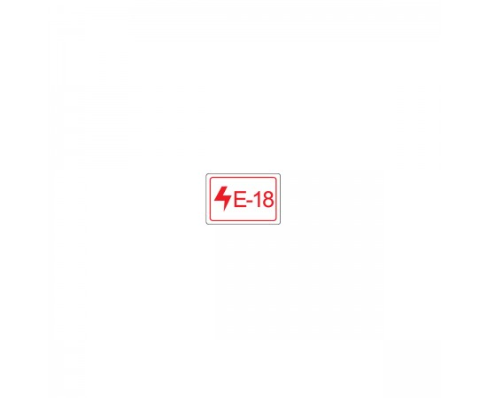 Energy tag-E-18-19x13mm-SA/100 Enerji Kaynağı Etiketi Elektrik Energy tag-E-18-19x13mm-SA/100 Enerji Kaynağı Etiketi Elektrik