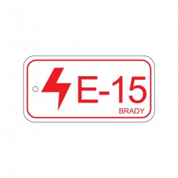 Energy tag-E-15-75x38mm-PP/25 Enerji Kaynağı Künyesi Kontrol Paneli