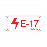 Energy tag-E-17-75x38mm-PP/25 Enerji Kaynağı Künyesi Kontrol Paneli