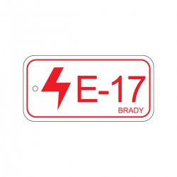 Energy tag-E-17-75x38mm-PP/25 Enerji Kaynağı Künyesi Kontrol Paneli