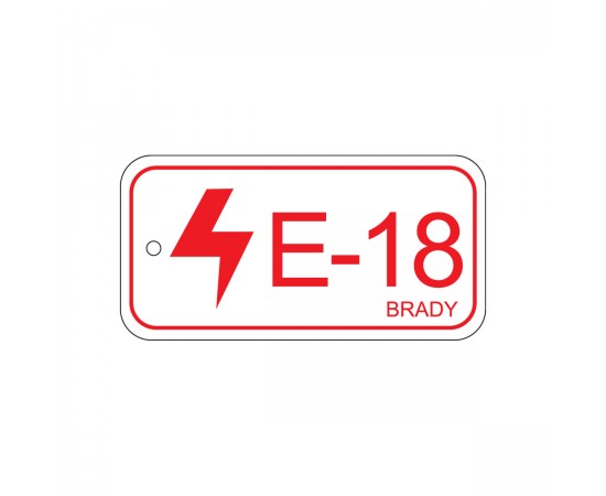 Energy tag-E-18-75x38mm-PP/25 Enerji Kaynağı Künyesi Kontrol Paneli Energy tag-E-18-75x38mm-PP/25 Enerji Kaynağı Künyesi Kontrol Paneli