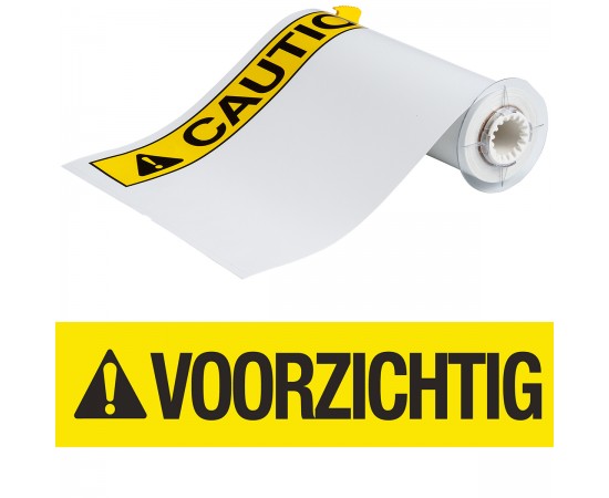 B85-254x356-7569-VOORZICHTIG BBP85 Serisi Vinil ANSI CAUTION Etiketleri NL B85-254x356-7569-VOORZICHTIG BBP85 Serisi Vinil ANSI CAUTION Etiketleri NL