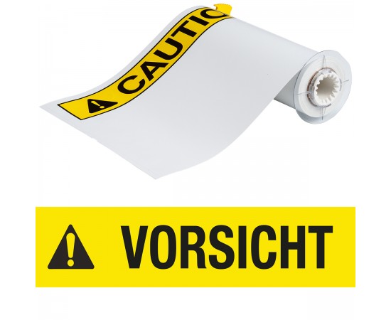 B85-254x356-7569-VORSICHT BBP85 Serisi Vinil ANSI CAUTION Etiketleri DE B85-254x356-7569-VORSICHT BBP85 Serisi Vinil ANSI CAUTION Etiketleri DE