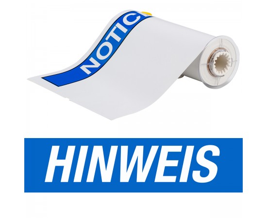 B85-254x356-7569-HINWEIS BBP85 Serisi Vinil ANSI NOTICE Etiketleri DE B85-254x356-7569-HINWEIS BBP85 Serisi Vinil ANSI NOTICE Etiketleri DE