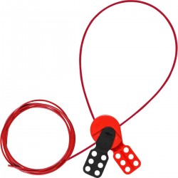 SAFE  FLEX LO W/ 10FT NYLON CABLE SAFELEX Üniversal Kablo Kilitleme Cihazı - 3 m Naylon Kablo