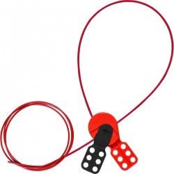 SAFE FLEX LO W/ 6FT NYLON CABLE SAFELEX Üniversal Kablo Kilitleme Cihazı - 2 m Naylon Kablo