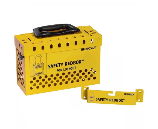 WALL-MOUNTABLE LOCKBOX W/ QUICK REL. YLW Safety Redbox Grup Kilit Kutusu — Sarı WALL-MOUNTABLE LOCKBOX W/ QUICK REL. YLW Safety Redbox Grup Kilit Kutusu — Sarı