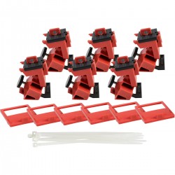 TAGLOCK 480/600V CLAMP-ON BRKR LO PK6 TagLock Devre Kesici: 480/600 V Kelepçelemeli – 6/pk