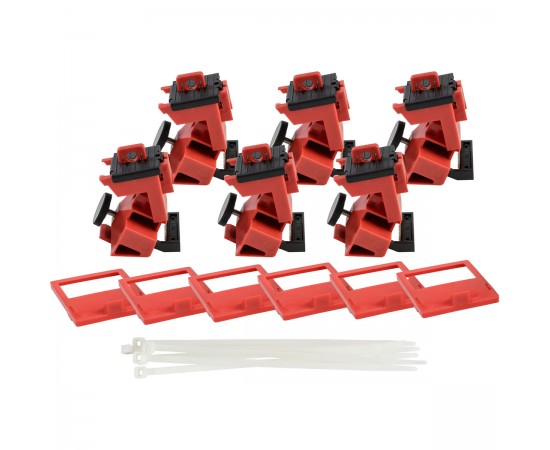 TAGLOCK 480/600V CLAMP-ON BRKR LO PK6 TagLock Devre Kesici: 480/600 V Kelepçelemeli – 6/pk TAGLOCK 480/600V CLAMP-ON BRKR LO PK6 TagLock Devre Kesici: 480/600 V Kelepçelemeli – 6/pk