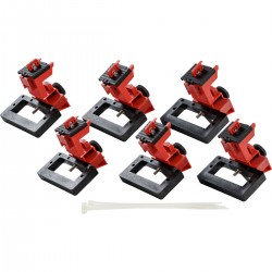 TAGLOCK OVERSIZED CIRCT BRKR LO PK6 TagLock Devre Kesici: Büyük Boyutlu Kelepçelemeli – 6/pk