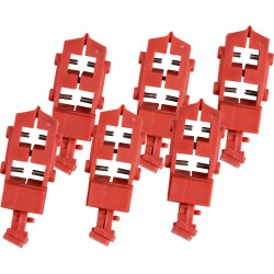 TAGLOCK SNAP-ON CIRCUIT BREAKER LO BLK50 TagLock Devre Kesici: Tekli – 50/pk