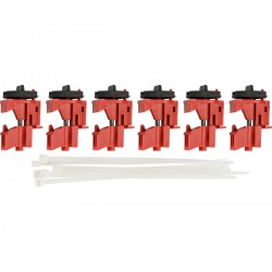 TAGLOCK MULTIPOLE CIRCUIT BREAKER LO PK6 TagLock Devre Kesici: Çok kutuplu – 6/pk