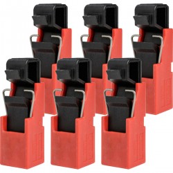 TAGLOCK SWITCH W/HOLE CIRCT BRK LO BLK50 TagLock Devre Kesici: Anahtar – 50/pk