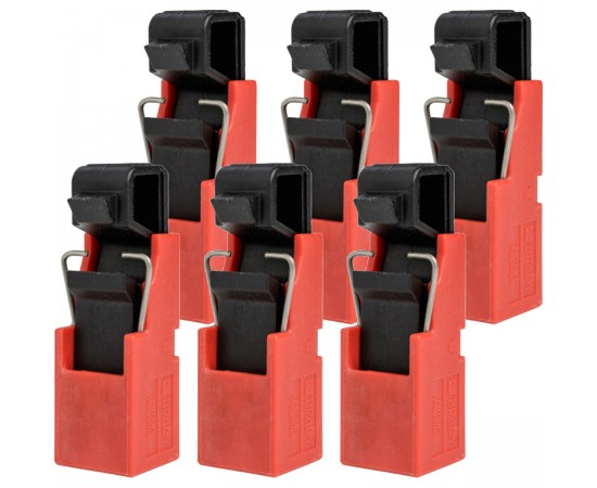 TAGLOCK SWITCH W/HOLE CIRCT BRK LO BLK50 TagLock Devre Kesici: Anahtar – 50/pk