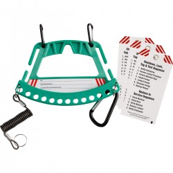 SAFETY LOCK & TAG CARRIER - GREEN Güvenlik Kilidi ve Etiket Taşıyıcısı Sistemi – Yeşil
