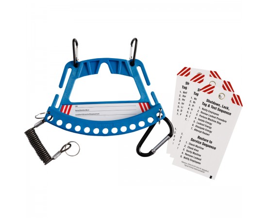 SAFETY LOCK & TAG CARRIER - BLUE Güvenlik Kilidi ve Etiket Taşıyıcısı Sistemi – Mavi SAFETY LOCK & TAG CARRIER - BLUE Güvenlik Kilidi ve Etiket Taşıyıcısı Sistemi – Mavi