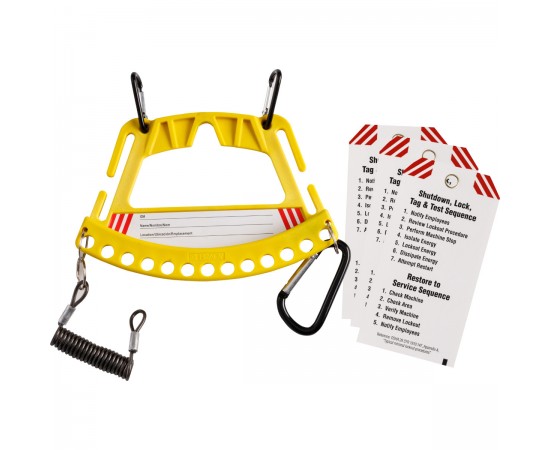 SAFETY LOCK & TAG CARRIER - YELLOW Güvenlik Kilidi ve Etiket Taşıyıcısı Sistemi – Sarı SAFETY LOCK & TAG CARRIER - YELLOW Güvenlik Kilidi ve Etiket Taşıyıcısı Sistemi – Sarı