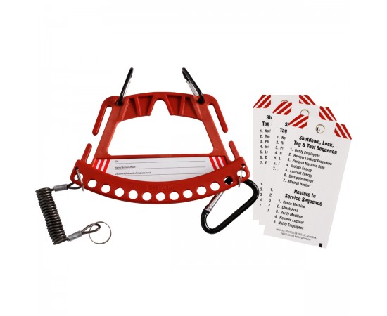 SAFETY LOCK & TAG CARRIER - RED Güvenlik Kilidi ve Etiket Taşıyıcısı Sistemi – Kırmızı SAFETY LOCK & TAG CARRIER - RED Güvenlik Kilidi ve Etiket Taşıyıcısı Sistemi – Kırmızı