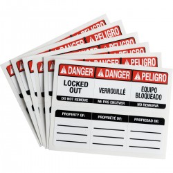 6 Sets Labels for Compact Safekey  Locks SafeKey Compact Asma Kilit Etiketleri