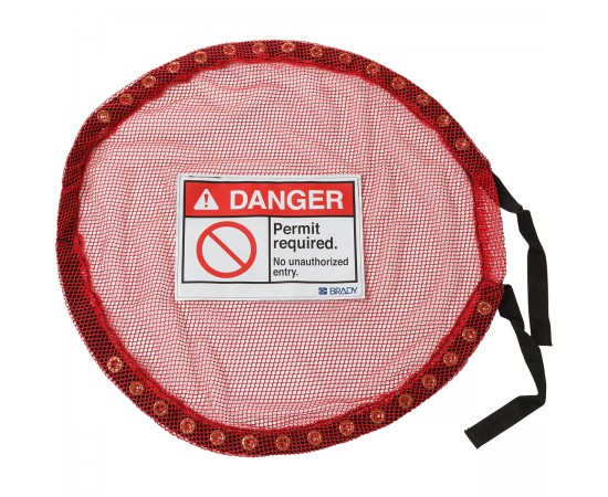 Lock Red Mesh Cover, Permit Req - Small Kilitli Kırmızı File Kapak, İzin Gerekli — S