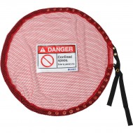 Lock Red Mesh Cover, Conf Space - Medium Kilitli Kırmızı File Kapak, Kapalı Alan — M