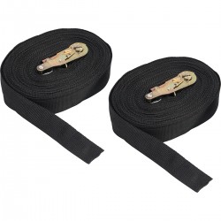 Ratchet Strap Set -  0.61-15.24m Lockable - Medium Spanzet Seti — Genişlik 0,61 m - Uzunluk 15,24 m Kilitlenebilir — M