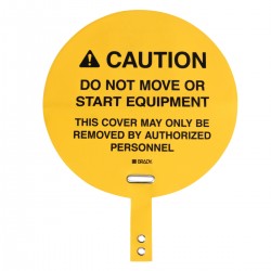 FORKLIFT COVER CAUTION DO NOT MOVE 12" Direksiyon Güvenlik Kılıfı