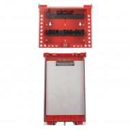 26 GROUPLB RED,PERMIT DISPLAY STATION 26 Grup Kilit Kutusu ile İzin Kontrol İstasyonu