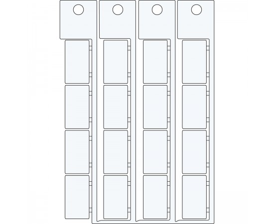 ADHESIVE TAG 15X27 WHITE 15x27 mm yapışkanlı etiket ADHESIVE TAG 15X27 WHITE 15x27 mm yapışkanlı etiket