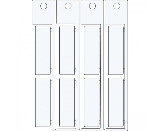 ADHESIVE TAG 15X49 WHITE 15x49 mm yapışkanlı etiket ADHESIVE TAG 15X49 WHITE 15x49 mm yapışkanlı etiket