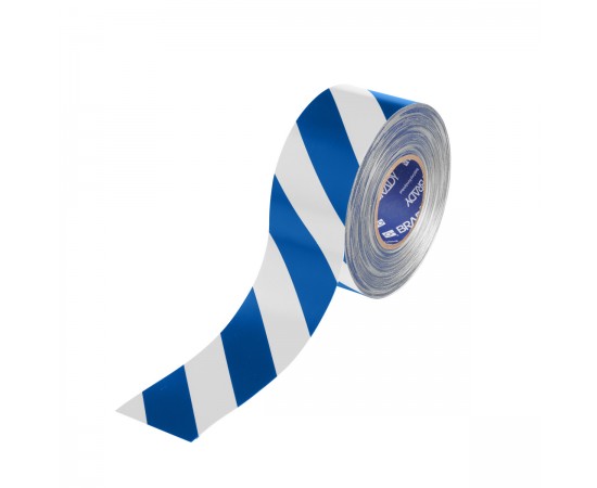 3" X 100' B553 THICK BLU/WHT FLOOR TAPE ToughStripe Max Çizgili Zemin Bandı - 76,20 mm, Mavi/Beyaz 3" X 100' B553 THICK BLU/WHT FLOOR TAPE ToughStripe Max Çizgili Zemin Bandı - 76,20 mm, Mavi/Beyaz